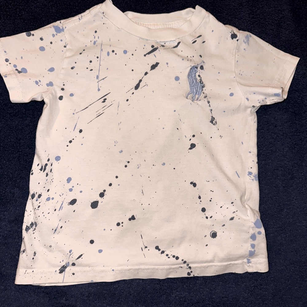 Toddler Boys Paint-Splatter Cotton T-Shirt